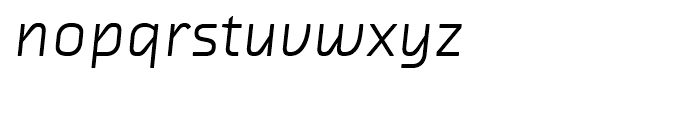 FF Chambers Sans Regular Italic Font LOWERCASE