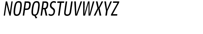 FF Clan Condensed News Italic Font UPPERCASE
