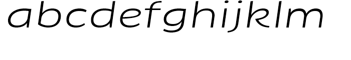 FF Clan Extended Book Italic Font LOWERCASE
