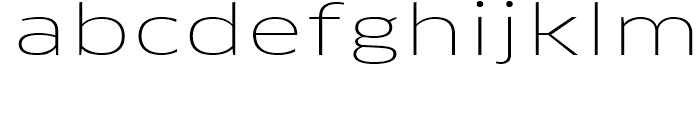 FF Clan Extended Thin Font LOWERCASE