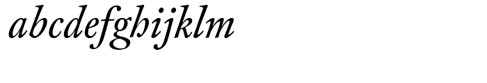 FF Clifford Eighteen Regular Italic Font LOWERCASE