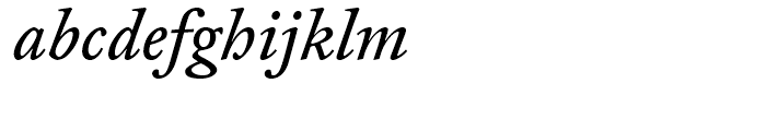 FF Clifford Nine Regular Italic Font LOWERCASE