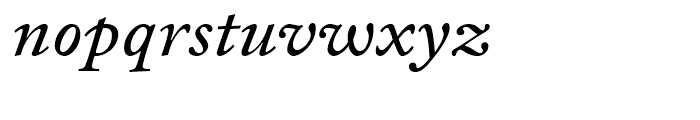 FF Clifford Six Regular Italic Font LOWERCASE
