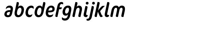 FF Cocon Condensed Regular Italic Font LOWERCASE