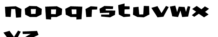 FF CrashBangWallop Medium Font LOWERCASE