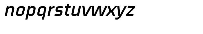 FF Cube Condensed Regular Italic Font LOWERCASE