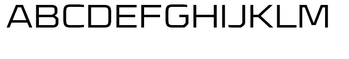 FF Cube Extra Expanded Light Font UPPERCASE