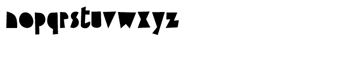 FF Cutout Regular Font LOWERCASE