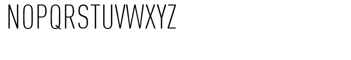 FF DIN Condensed Light Font UPPERCASE