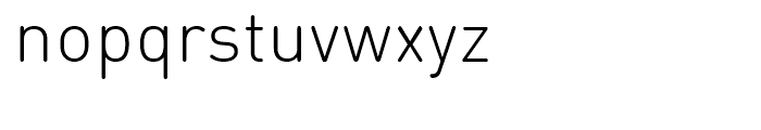 FF DIN Round Light Font LOWERCASE