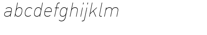 FF DIN Thin Italic FONT