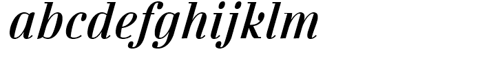 FF Danubia Bold Italic Font LOWERCASE