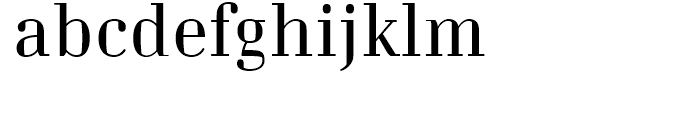 FF Danubia Regular Font LOWERCASE
