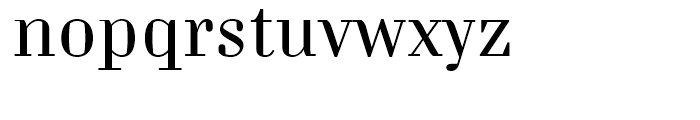 FF Danubia Regular Font LOWERCASE