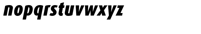 FF Dax Condensed Black Italic Font LOWERCASE