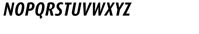 FF Dax Condensed Bold Italic Font UPPERCASE