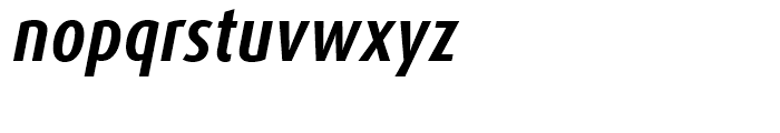 FF Dax Condensed Bold Italic Font LOWERCASE