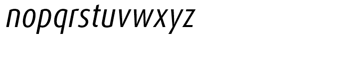 FF Dax Condensed Regular Italic Font LOWERCASE