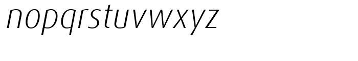 FF Dax Light Italic Font LOWERCASE