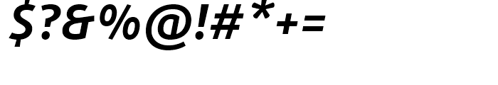 FF Daxline Bold Italic Font OTHER CHARS