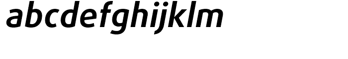 FF Daxline Bold Italic Font LOWERCASE