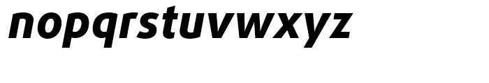 FF Daxline Extra Bold Italic Font LOWERCASE