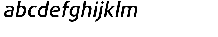 FF Daxline Medium Italic Font LOWERCASE