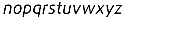 FF Daxline Regular Italic Font LOWERCASE