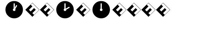FF Dingbats 20 Numbers Font OTHER CHARS