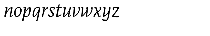 FF Dora Regular Italic Font LOWERCASE