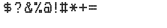 FF Dot Matrix One Regular Font OTHER CHARS