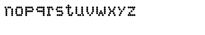 FF Dot Matrix One Regular Font LOWERCASE
