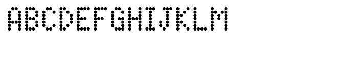 FF Dot Matrix Regular Font UPPERCASE