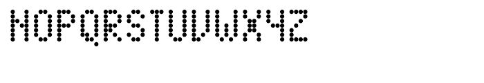 FF Dot Matrix Regular Font UPPERCASE