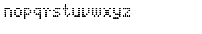 FF Dot Matrix Regular Font LOWERCASE