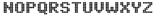 FF Dot Matrix Two Extended Font UPPERCASE