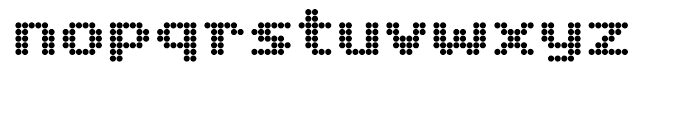 FF Dot Matrix Two Extended Font LOWERCASE