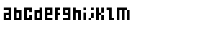 FF Eboy REG Alpha Font LOWERCASE