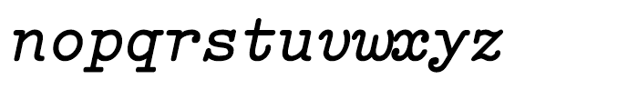 FF Elementa Bold Italic Font LOWERCASE