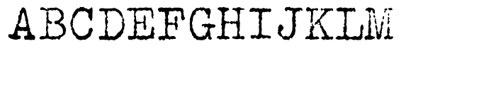 FF Elementa Rough Regular Font UPPERCASE