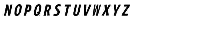 FF Eureka Mono Condensed Bold Italic Font UPPERCASE