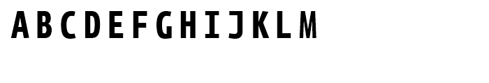 FF Eureka Mono Condensed Bold Font UPPERCASE