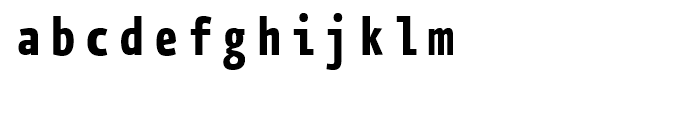 FF Eureka Mono Condensed Bold Font LOWERCASE