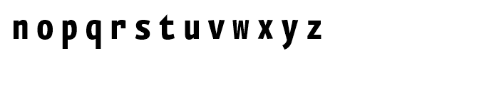 FF Eureka Mono Condensed Bold Font LOWERCASE