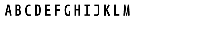 FF Eureka Mono Condensed Medium Font UPPERCASE