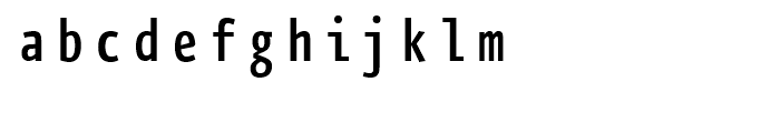 FF Eureka Mono Condensed Medium Font LOWERCASE