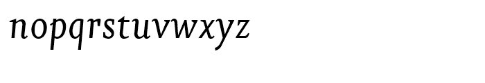 FF Eureka Regular Italic Font LOWERCASE