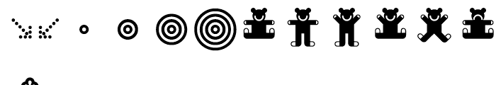 FF Eureka Symbols Font LOWERCASE