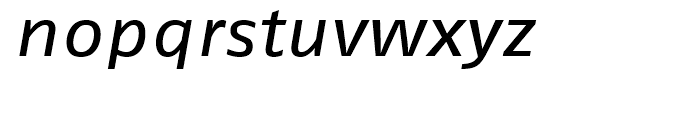 FF Fago Extended Regular Italic Font LOWERCASE
