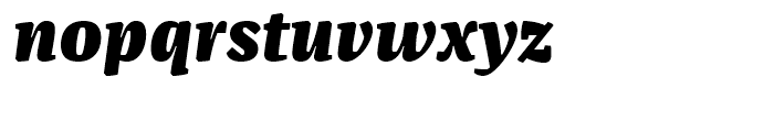 FF Franziska Black Italic Font LOWERCASE